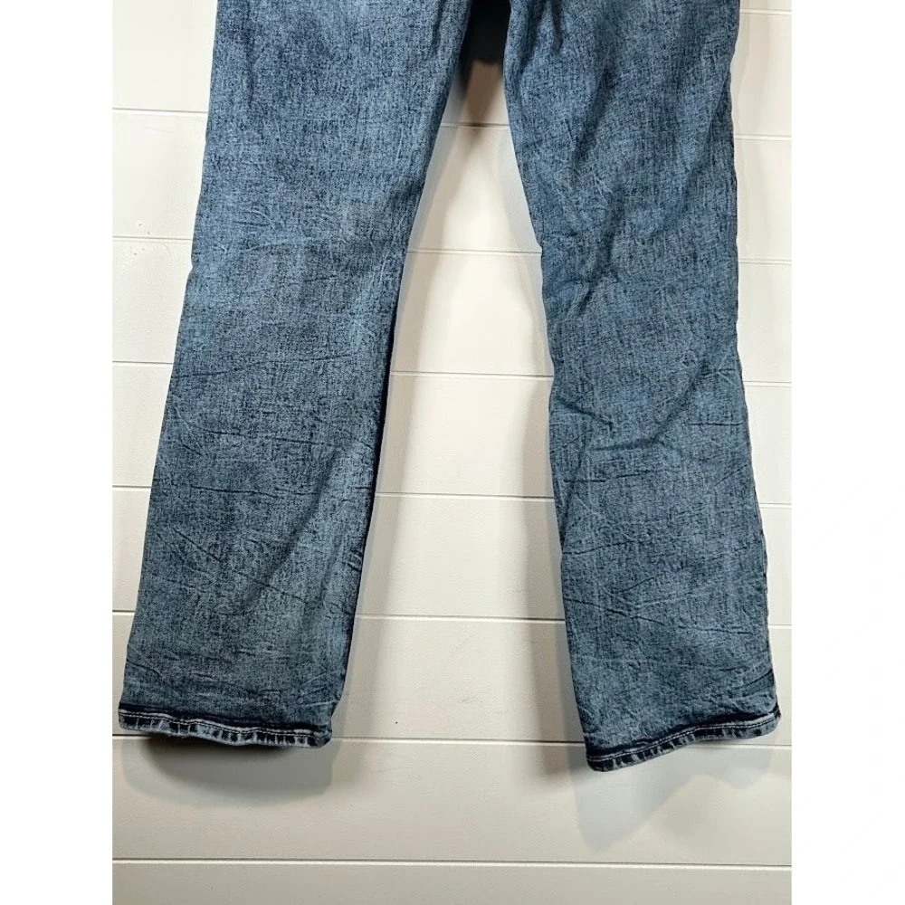 Buckle BKE Jake Straight Leg Acid Wash Distressed Blue Denim‎ Jeans 29x30 Mens